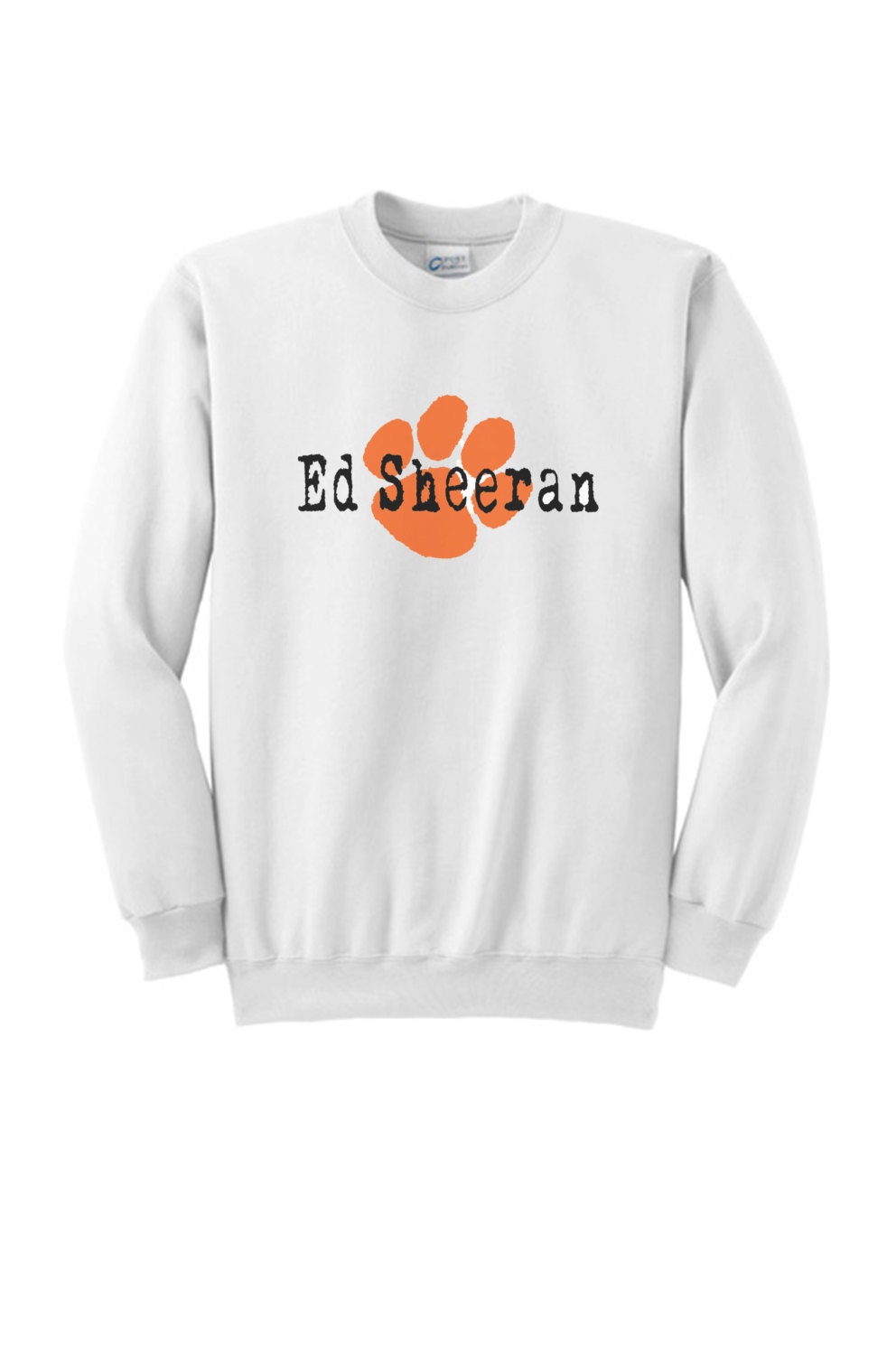 Ed Sheeran Crewneck Sweatshirt Paw Print