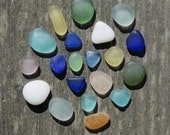 Sea Glass Beach Glass Yellow Cobalt Blue Mint Aqua Pink Cornflower Jewelry Quality Flawless