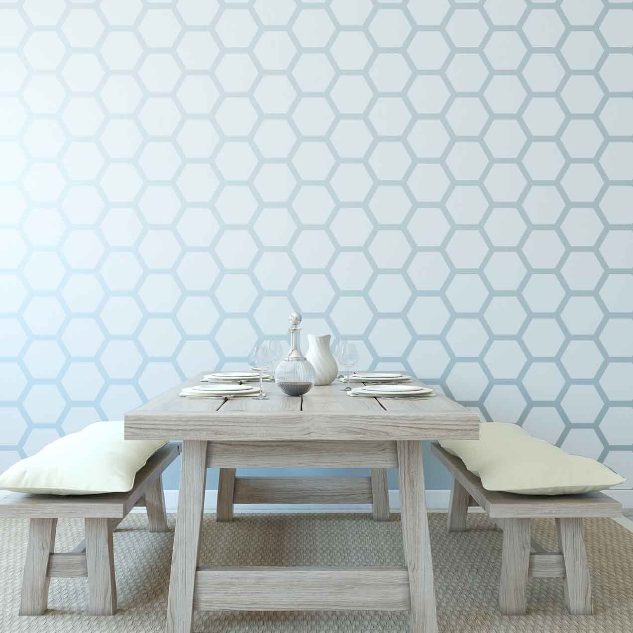 Honeycomb Wall Stencil Reusable