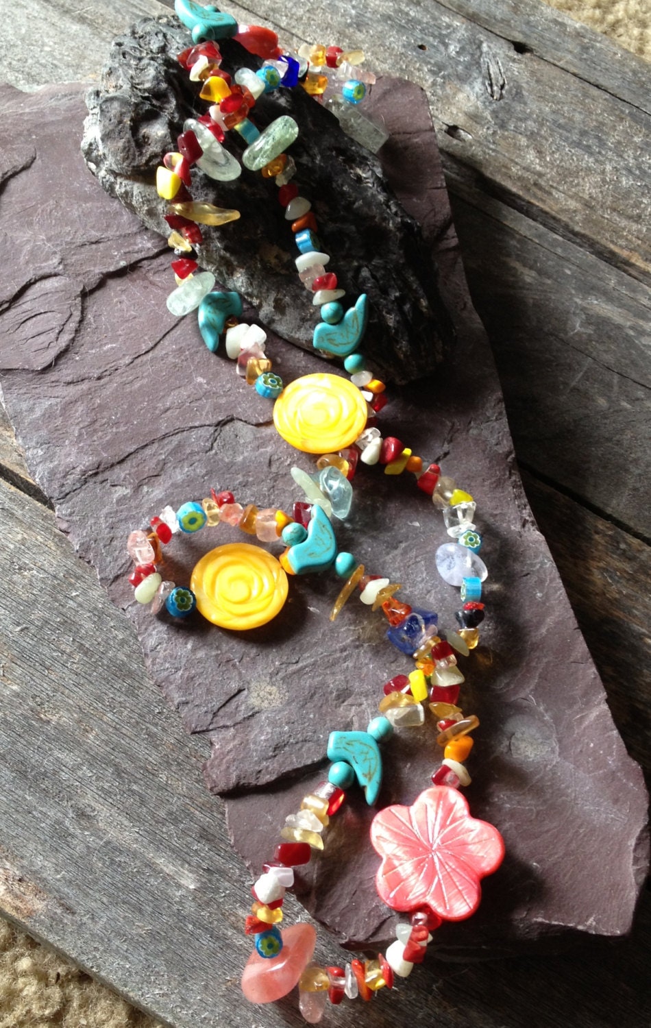 Janis Joplin Love Beads - Hippie ROCKwear