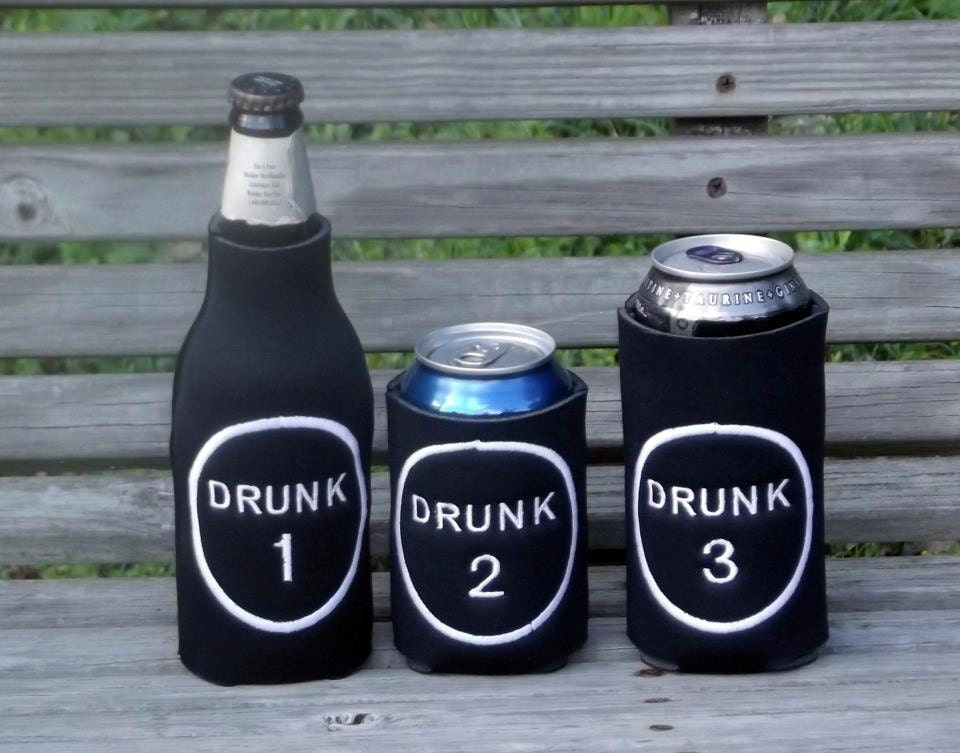 Set of 3 Personalized Koozies - Mix and Match Koozie Style