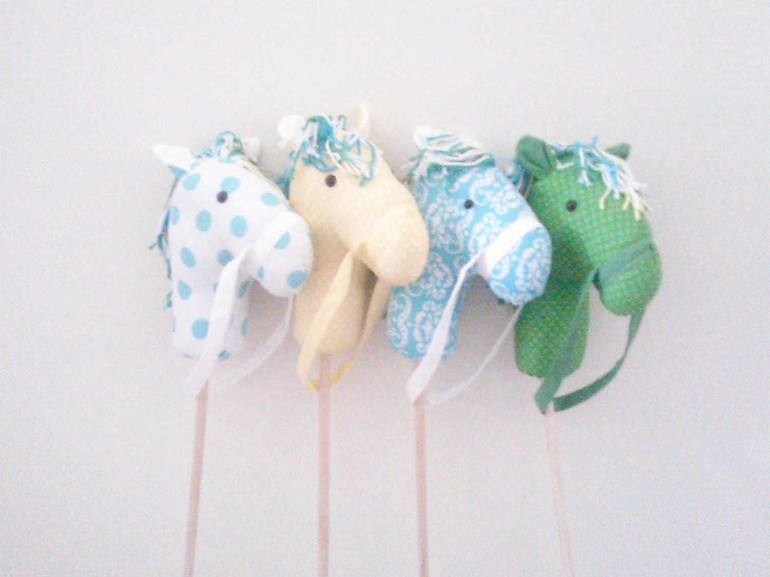 Midsize Pony Party Hobby Horses, Choose how Many Ponies, Pick your Fabric Pony Party,  Toddler Pony