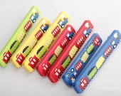 5 IN Childrens Kids Dresser Drawer Pulls Handles Knobs Red Blue Yellow Green Car Train / Cabinet Handle Pull Knob Colorful Home Decor 128 mm