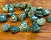 Sale- Smooth River Rock Elder Futhark Rune Sets