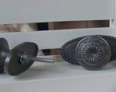 Metal Dresser Knob-Vintage Inspired Pewter Drawer Pull-Home Decor