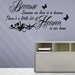 Because Someone We Love is in Heaven Wall Quote for Bedroom Lounge
