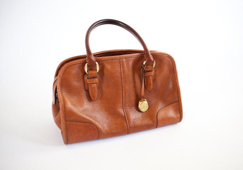 Vintage leather handbag - Liz Claiborne leatherworks