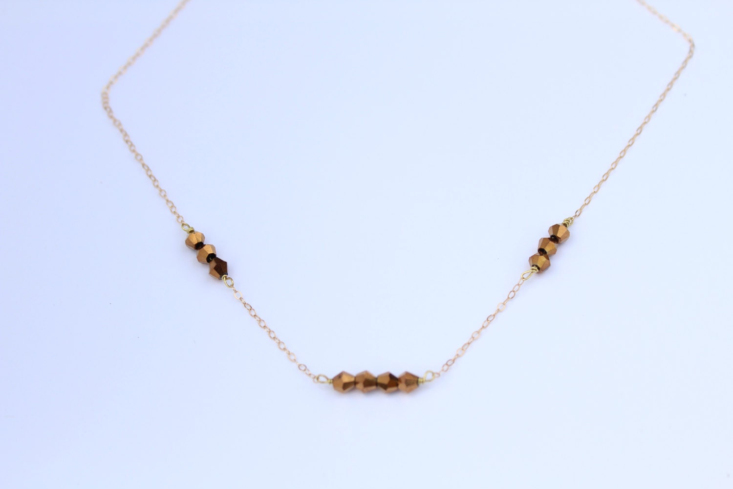14k gold filled necklace - delicate jewelry