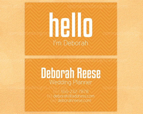 Business Card Calling Card Mommy Card Digital Printable