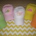 State or whale applique hats using Lilly Pulitzer fabric