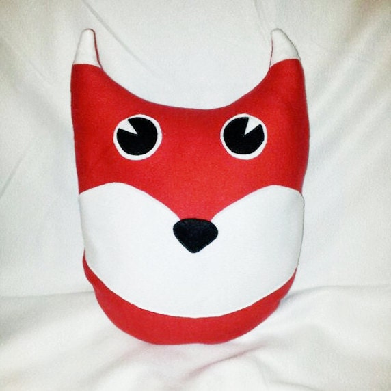 Red fox pillow / stuffed animal