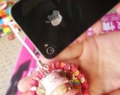 Kawaii Custom Deco One Piece iPhone Earphone Plug. iPhone4, iPhone5, iPad, Samsung, iPhone Accessories