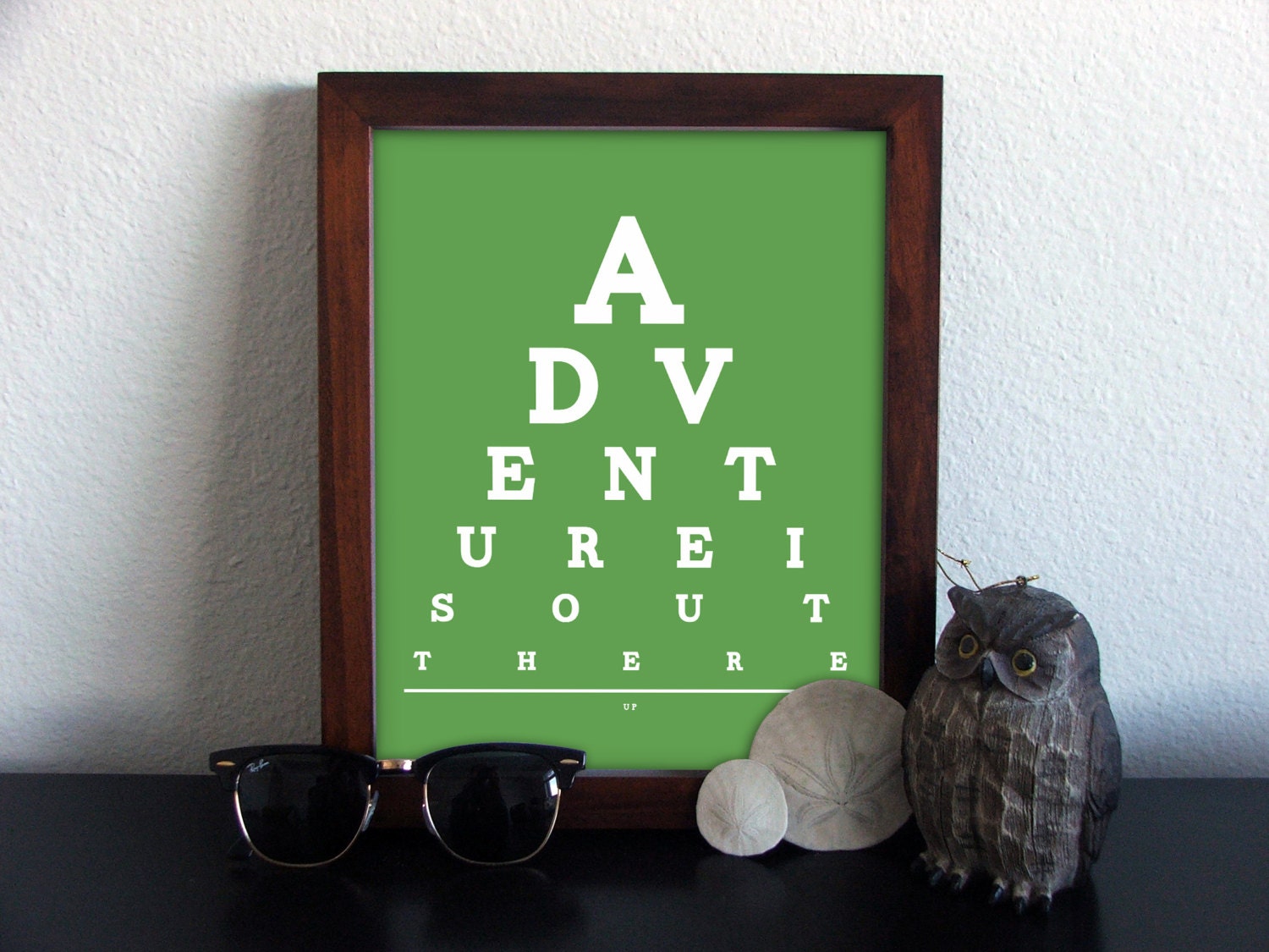Disney's Up, Adventure Is Out there Eye Chart, 8 x 10 Giclee Print BUY 2 GET 1 FREE