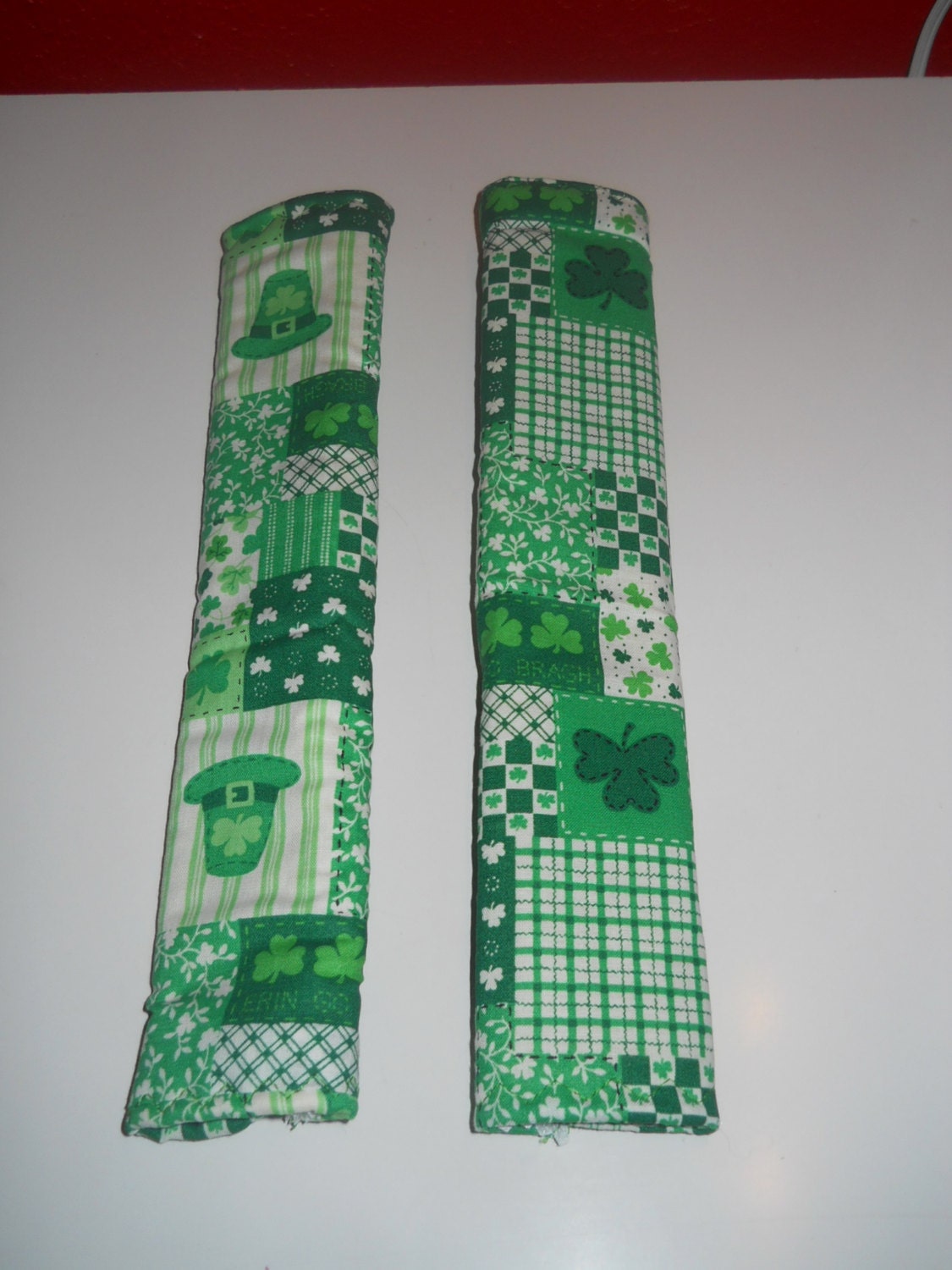 Green Patchwork St. Patrick's Day Refrigerator Door Handle Cover - Nellysquiltroom Green Patchwork St. Patrick's Day Refrigerator Door Handle Cover - Nellysquiltroom