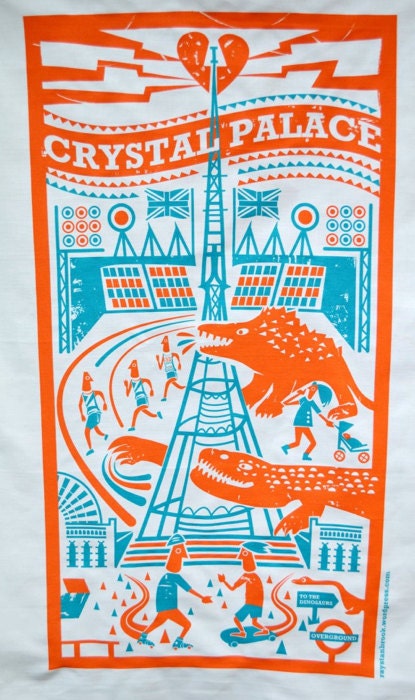 Crystal Palace tea towel