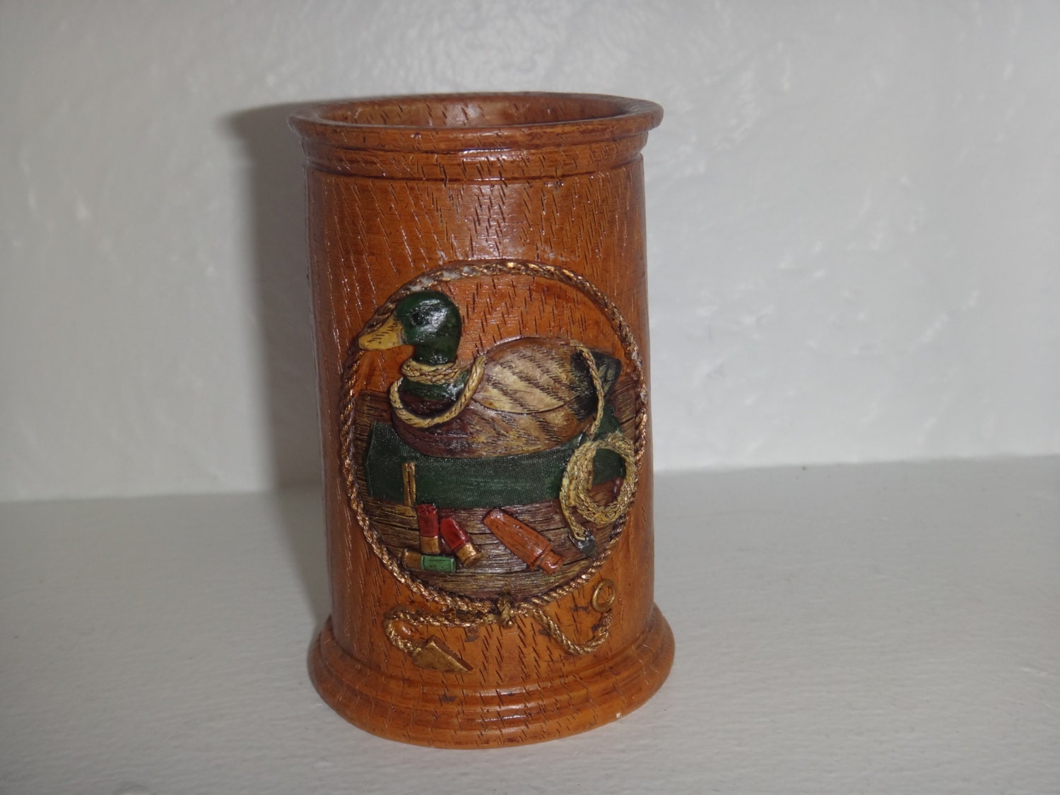 Vintage Wood Duck Cup