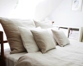 Linen bedding - King size duvet cover and pillow cases