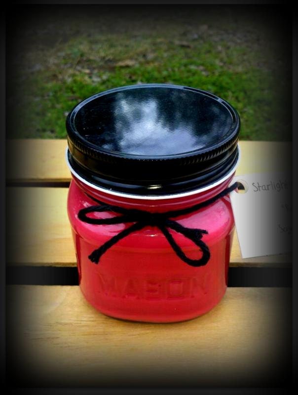 Valentines Day Rose Scented Soy Candle