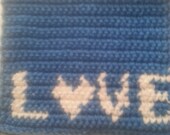 Love Pet carrier mat rug crochet