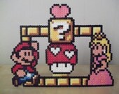 Super Mario and Princess Peach photo frame