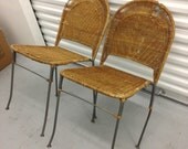 Hand Woven Wicker Chairs