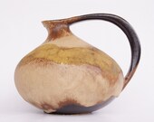 Iconic Ruscha 313 vase pitcher West German art pottery Scheurich Fat Lava era organic shape earth colours midcentury modern