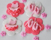 Edible Ballerina cupcake topper made of Fondant perfect for Girls Party, Dance Recital Cupcakes, Winter Ballet Party, Birthday parties Il_170x135