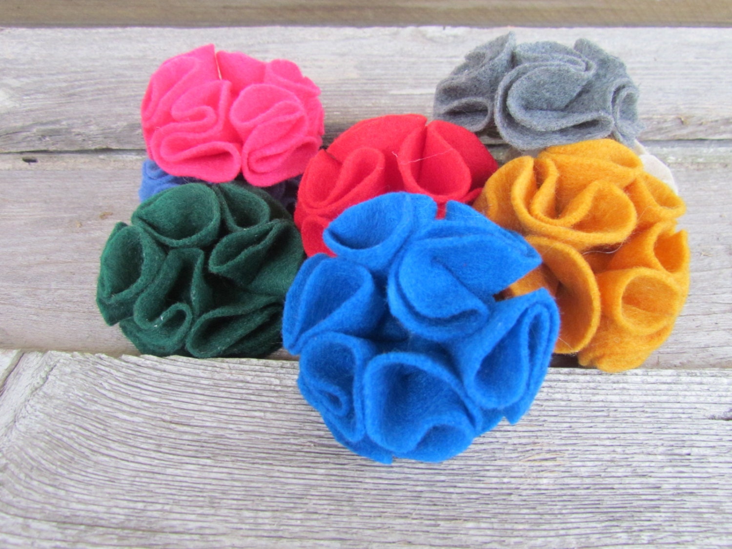 Felt Flower Pins