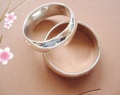 Engrave any message in Sterling Sliver .925  8mm band, best friends, love forever,  couple ring engagement, wedding rings