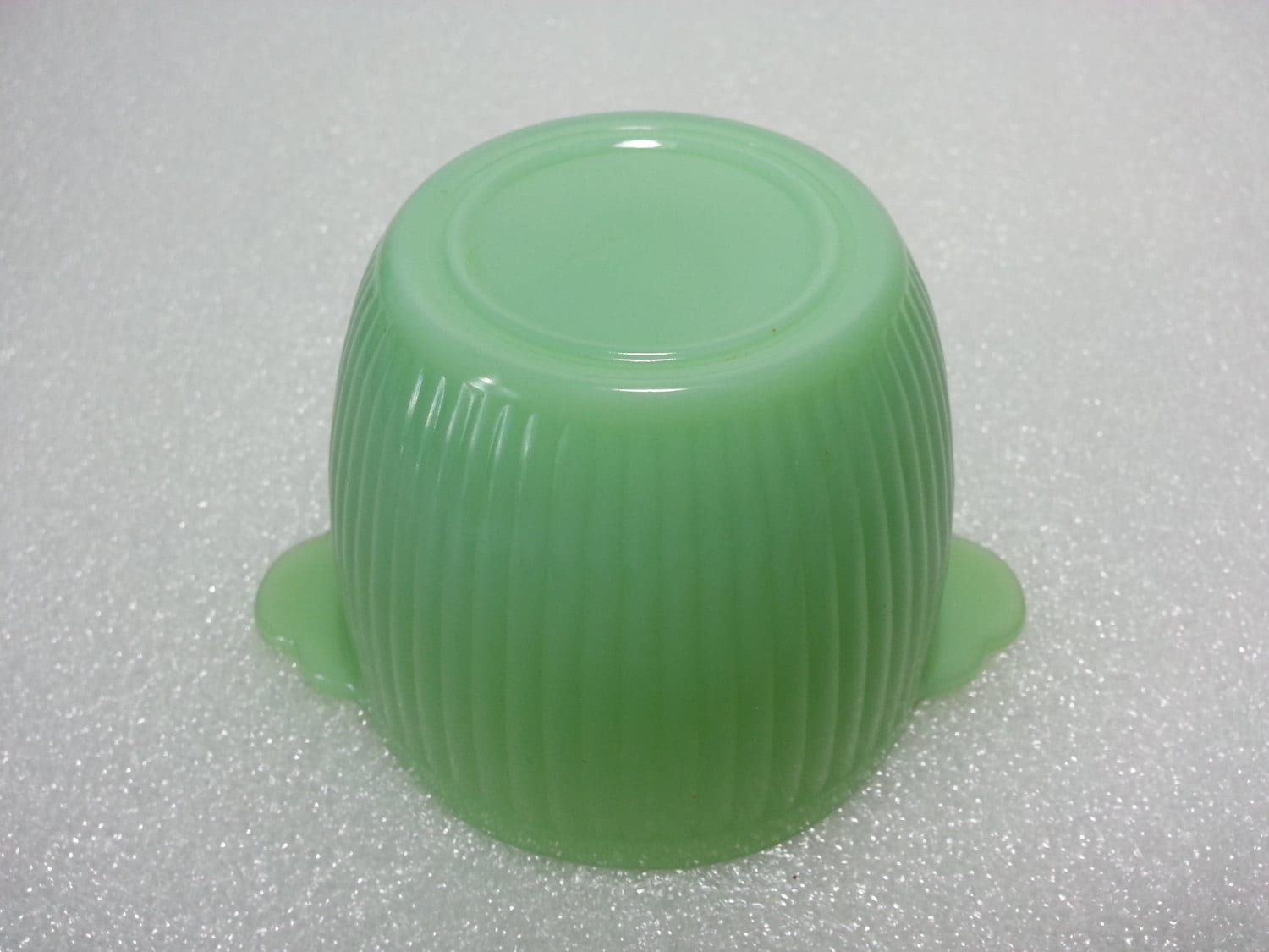 Vintage Fire King Jane Ray Jadeite Sugar Bowl