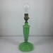 Vintage Houzex Jadeite Glass Table Lamp