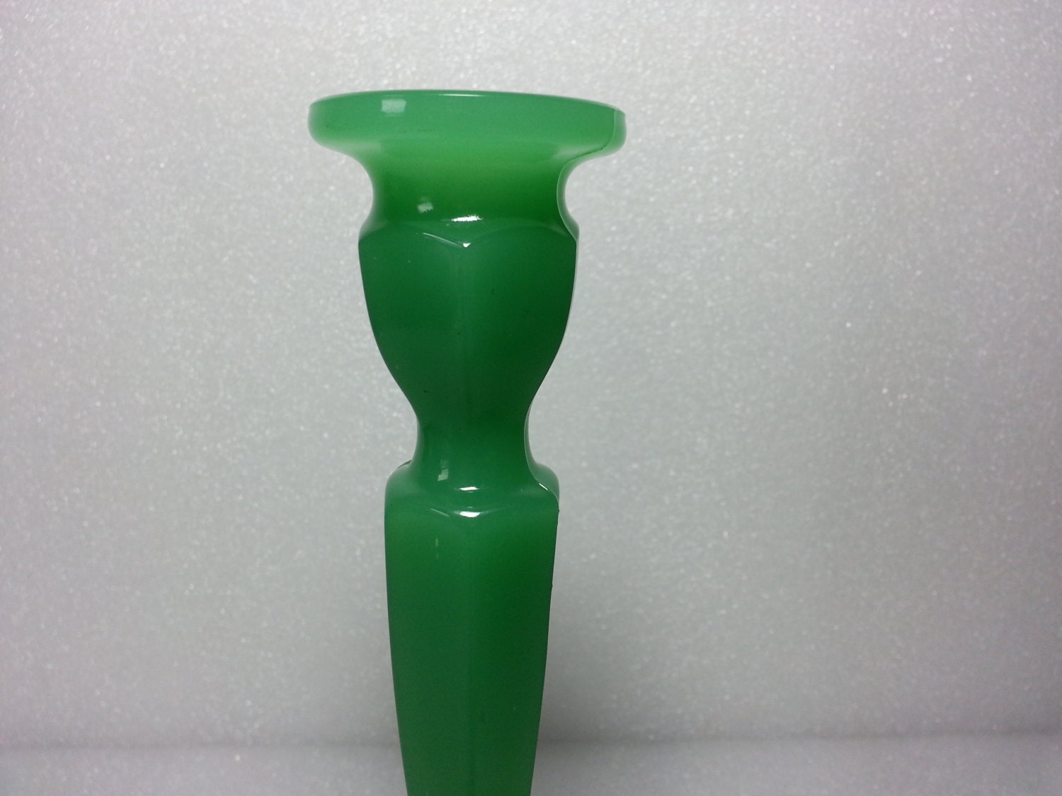 Vintage Northwood Colonial Jadeite Glass Candlestick Holder