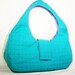 OOAK Bright Teal Blue Handbag