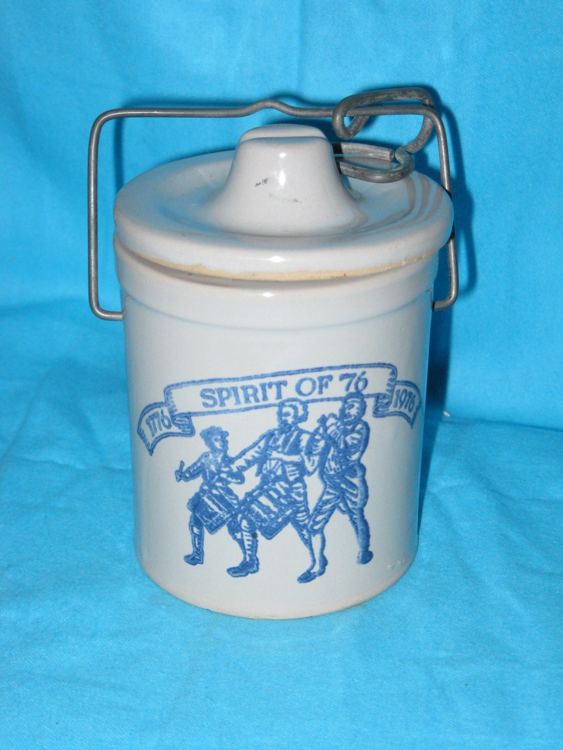 Bicentenial cheese crock