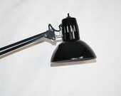 VINTAGE TASK LAMP. Drafting. Black. Adjustable. Retro Lighting. Industrial. Works Great.
