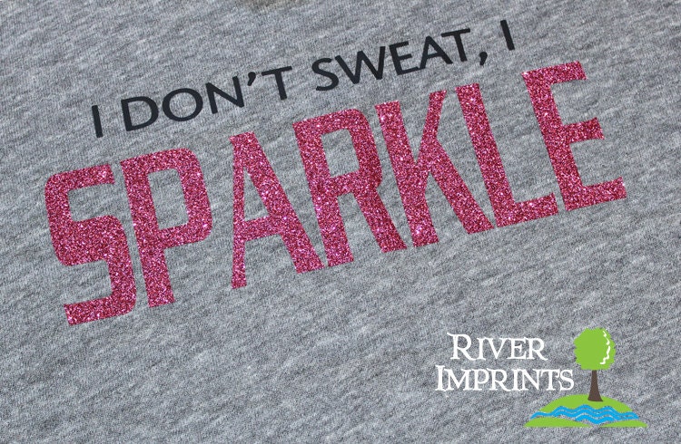 SPARKLE T-Shirt, Workout Missy Short Sleeve T-Shirt, I Don't Sweat, I Sparkle