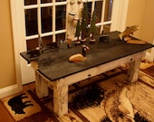 Unique Primtiques Beautiful 1800's Reclaimed Barn Wood Coffee Table Primitive Antique Home Cabin Country Decor Piece