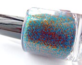 Finding Nemo Nail Polish -  mini bottle  - Handmade - polish - micro glitter - lacquer