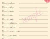 Busy Floral with Birds Dear Baby Fill in the Blank Shower Game - Printable Il_170x135
