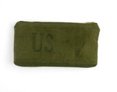 Military Canvas Wallet Zipper Pouch Korean War