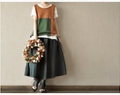 Spring And Summer Sleeveless Loose Women  Clothing Vest