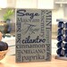 SALE Kitchen Signs with Ingredients List & Wall Hanging Kitchen Decor Art