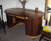 Walnut executive desk
