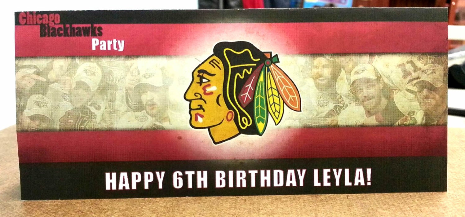 Chicago Blackhawks Candy Bag Toppers