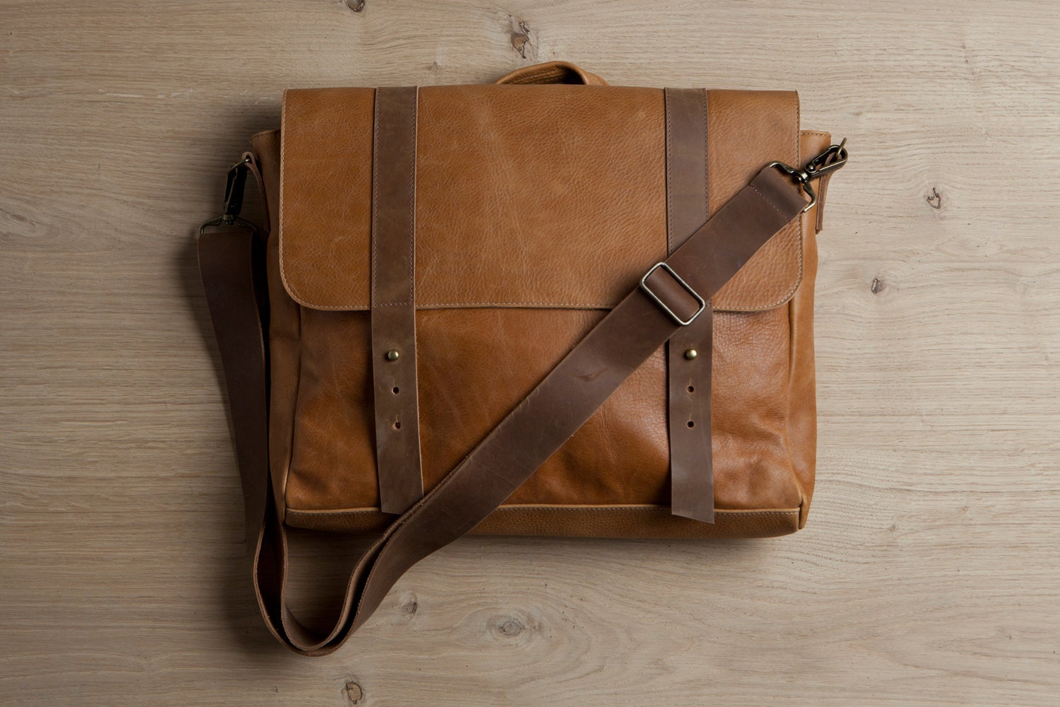 Brown men's satchel bag, Genuine leather bag, student backpack, camel brown, School bag,  handbag, laptop bag, messenger flap bag, briefcase