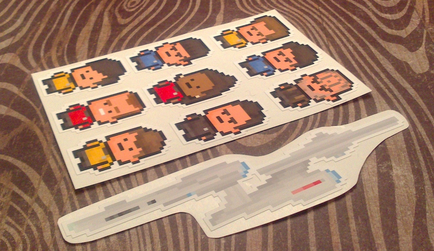 Star Trek 10 Sticker Pack - FREE US SHIPPING