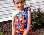 OKC Thunder Single-Shoulder Tie Dress