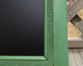 Large rustic leafy green frames chalkboard vinyl distressed vintage upcycled country shabby chic 