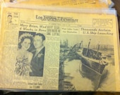 SALE WWII Era Newspaper June 27, 1941