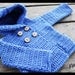 CROCHET PATTERN For Baby Boy or Girls Hooded Sweater Coat with Pockets. Pattern number 016. Instant Download